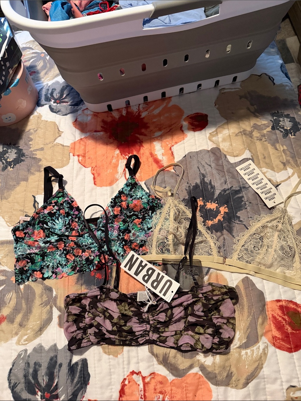 NWT PINK & Out From Under Bra Bundle
